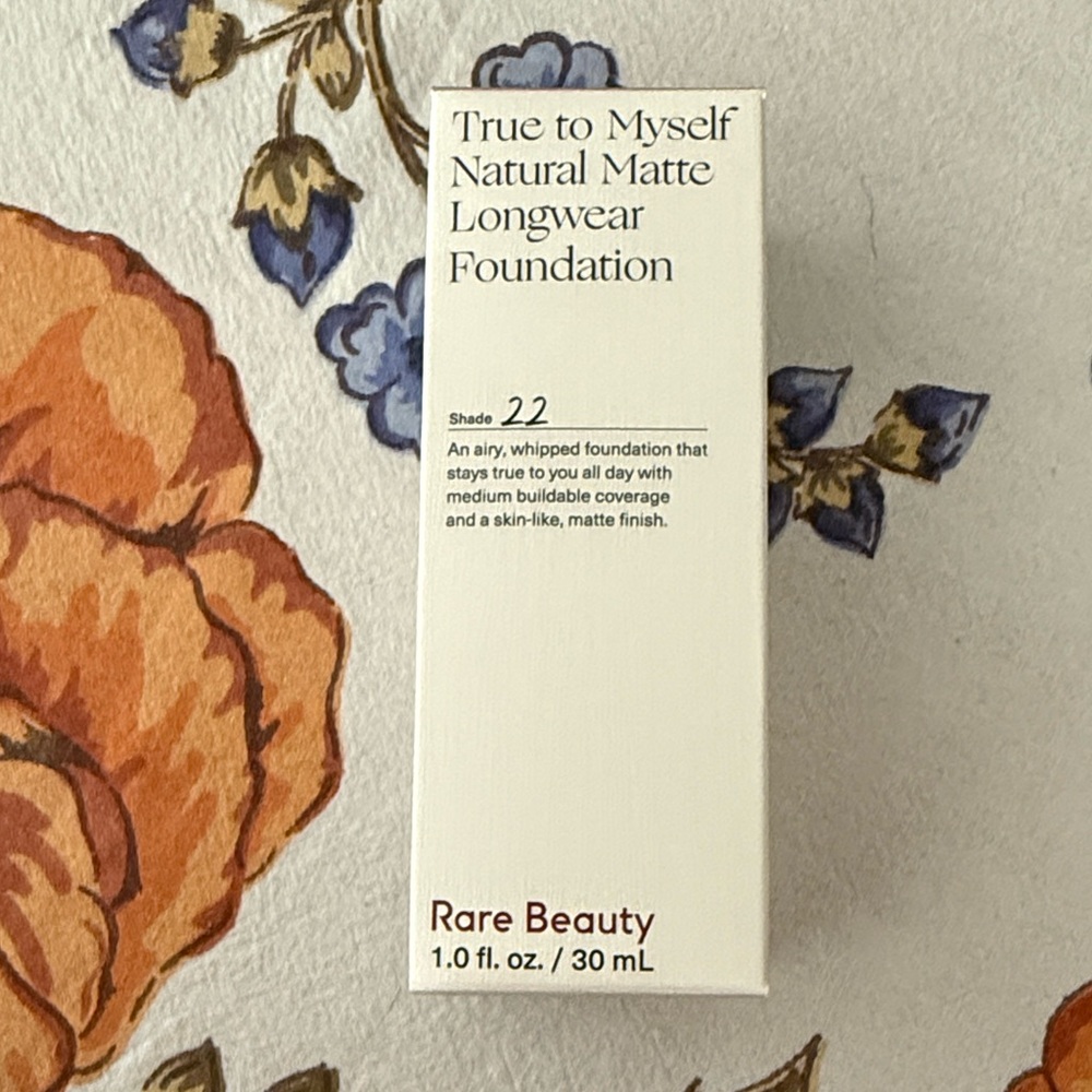 NIB Rare Beauty True to Myself Natural Matte Longwear Foundation 22